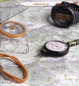 carte boussole montre