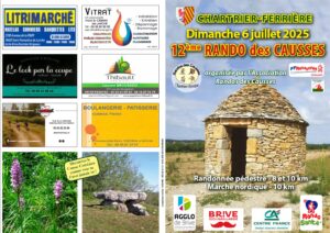 Affiche rando des causses 2025